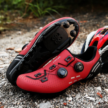 Pantofi de ciclism de înaltă calitate, SPD cu autoblocare pentru bărbați, pantofi sport de curse pentru bicicletă, pantofi de ciclism MTB de munte antiderapanți pentru femei, 36-47