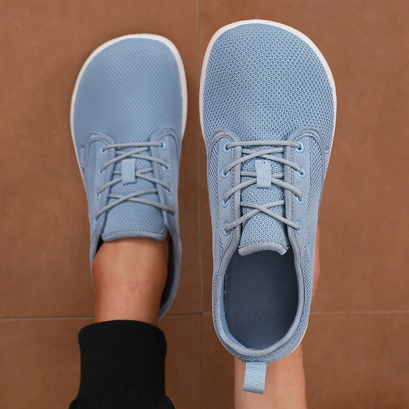 Women's Walking Flat Shoes Soft Mesh Suitable for Travel Wide Fit Lightweight Support Fitness and Leisure Sports Shoes for Men