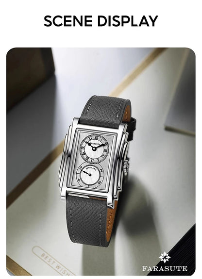 FARASUTE Luxury Fully Automatic Mechanical Men Watch Seagull Sports Sapphire Stainless Steel Doctor Wristwatch reloj hombre ﻿