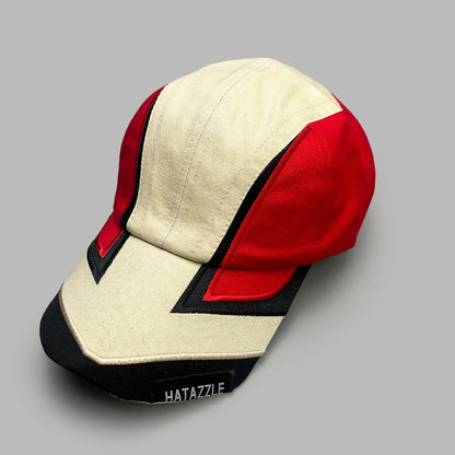Niche Hip Hop Letter Flame Flag Baseball Hats New Unisex Sunshade Personal Versatile Color Block Fashion Retro ins Peaked Caps