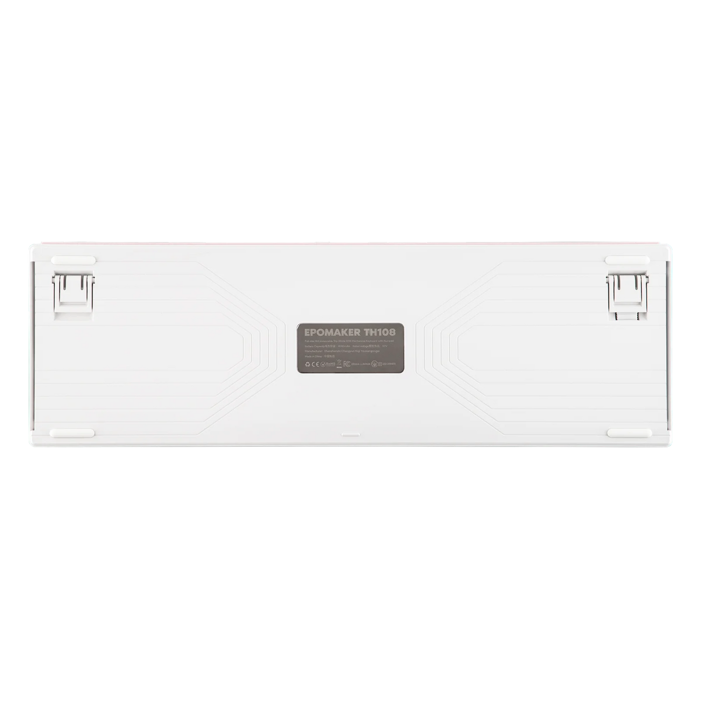 EPOMAKER TH108 100% Full Size Hot-Swap Gasket-Mounted Wired/Bluetooth/2.4Ghz Wireless Mechanical Keyboard with 10000mAh Battery