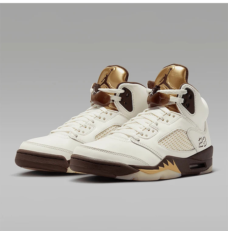 Originálne dámske retro basketbalové topánky Nike JORDAN s vysokou špičkou a vzduchovým odpružením DD9336-200