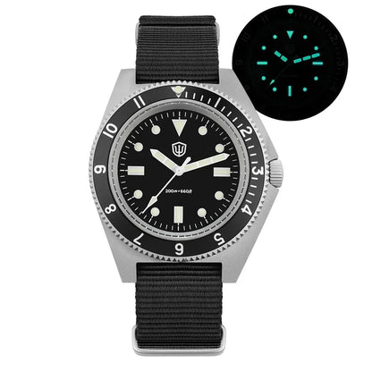 Watchdives WD1972 Men Watch VH31 Sweep Seconds Quartz Movement Sapphire  Stainless Steel Watches Waterproof Luminous Wristwatch