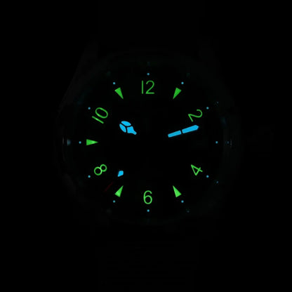 Militado ML08 Men Military Watch Ronda 515 Movement Sapphire Luminous Vintage Watches 10Bar Waterproof Stainless Steel Watch