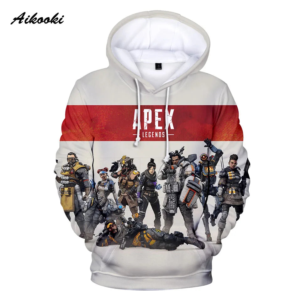 Personality 3D Printed Game Apex Legends Hoodies Sweatshirts Men Women High Quality Hoody Game Long Sleeve Plus Size Hoodies