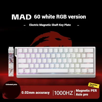 Madcatz Mad60 Mad68 HE 8k mechanische Tastatur mit magnetischen Schaltern, kabelgebunden, 60%/68%, Gaming-Tastaturen, Rapid Trigger, Custom-Tastaturen