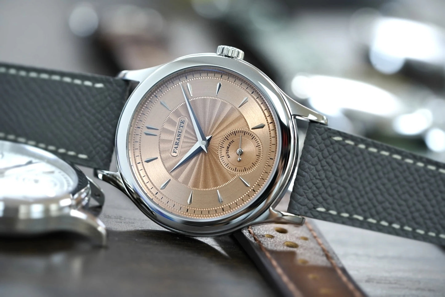 FARASUTE Luxury Mechanical Watch 316L Stainless Steel Case Hangzhou Customized Movement Small Second Hand Dial reloj hombre Gift
