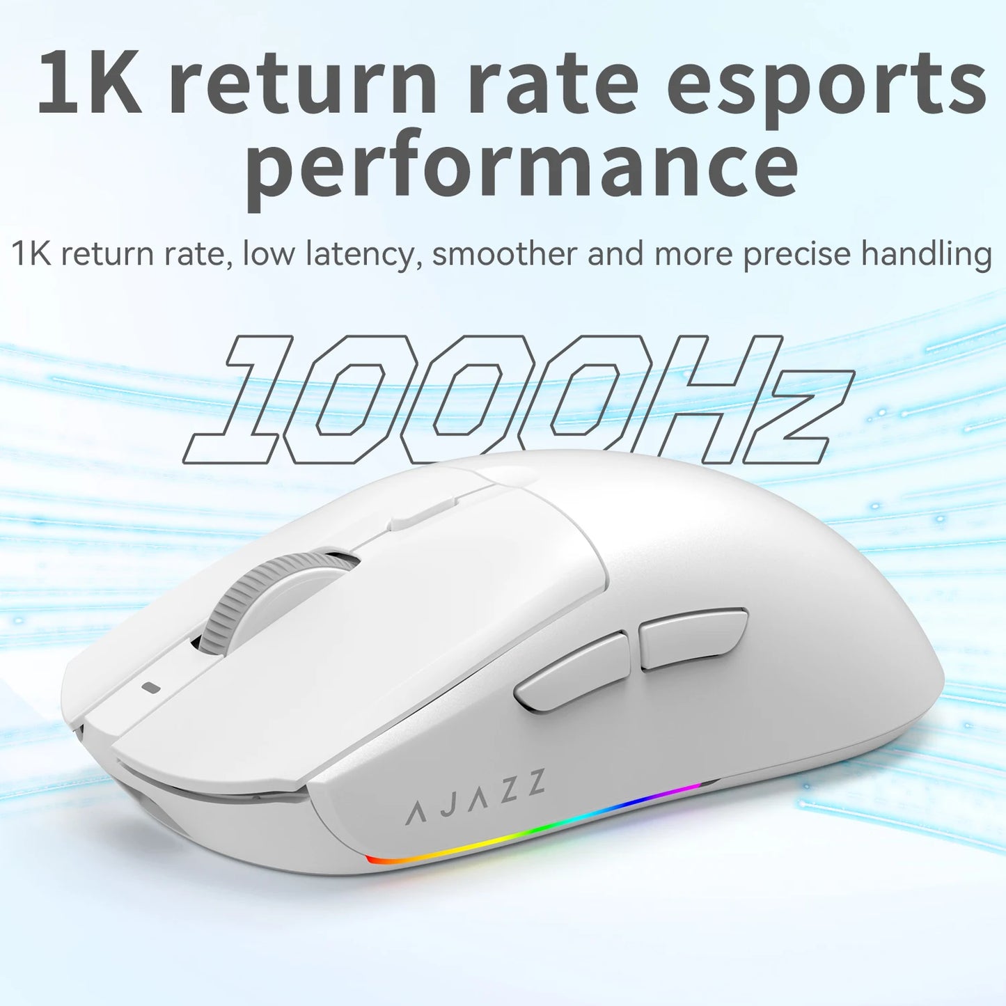 AJAZZ AJ139Pro/AJ139V2MC Kabellose Maus PMW3395/PAW3311-Chipsatz 12000-26000Dpi Professionelle Gaming-Maus