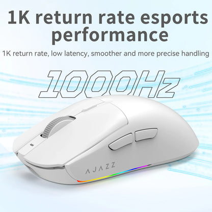 AJAZZ AJ139Pro/AJ139V2MC Kabellose Maus PMW3395/PAW3311-Chipsatz 12000-26000Dpi Professionelle Gaming-Maus