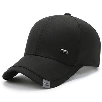 Unisex Small Iron Label Baseball Caps Spring Autumn Outdoor Adjustable Casual Hats Sunscreen Hat Sports Cap