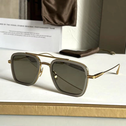 DT FLIGHT 006 Luxury Mens And Womens Sunglasses Top Quality 18K Designer Eyeglasses Acetate UV400