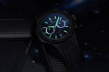 Relógios de quartzo para homem PAGANI DESIGN – Cronógrafo desportivo de luxo, estanque, com ponteiros luminescentes e vidro de safira com tratamento antirreflexo