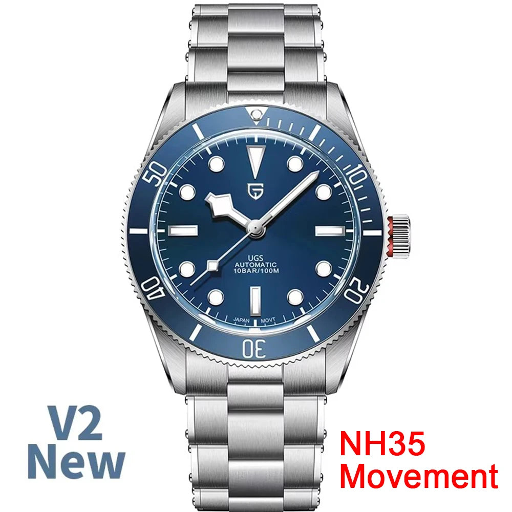 PAGANI DESIGN BB58 Men's Watches Mechanical Watch For Men Luxury Automatic Watch Men NH35 Movt Waterproof Reloj Hombre PD-1671