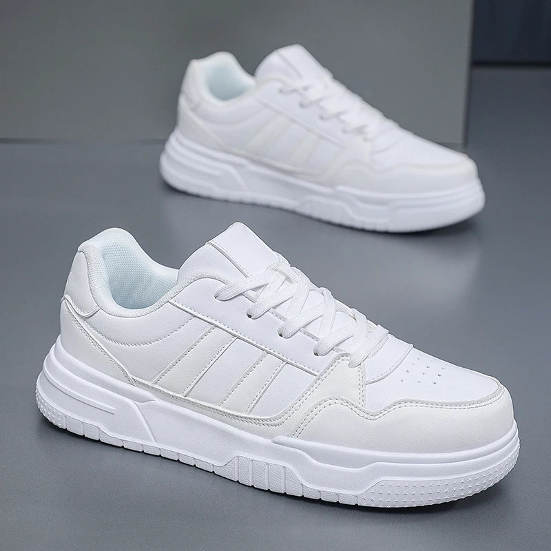 Plus Big Size 50 51 52 Mens Leather Sneakers Casual Sports Shoes Flat Skateboard Shoes For Dropshipping