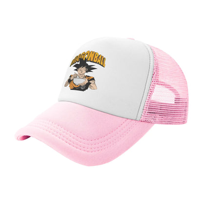 DBZ dragon ball Goku Eating Ramen Mesh Baseball Caps Adult Sun Hats  Adjustable Snapback Caps Sun Caps Summer Trucker Caps
