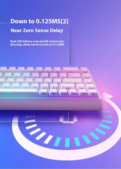 IROK Carotmas Mercury68 Magnetic Switch Mechanical Keyboards 8K 68 Keys RT0.004mm Low Delay Custom Wired Gaming Keyboard PC Gifts