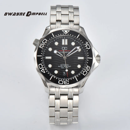 DWAYNE CAMPBELL Reloj mecánico automático de lujo para hombre NH35, bisel de cerámica, resistente al agua, reloj de pulsera clásico de negocios