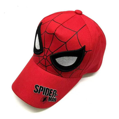 Marvel's new children's cotton skin friendly breathable cartoon sun hat embroidered duckbill cap Spider Man baseball cap