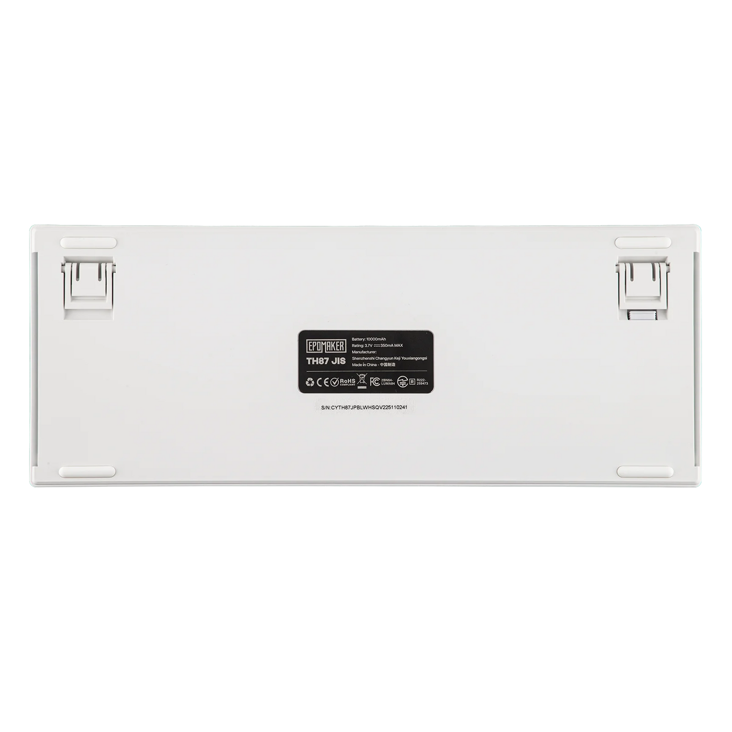 Japanese Version EPOMAKER TH87 JIS Layout TKL Layout Wired/Bluetooth/2.4GHz Wireless Mechanical Keyboard 10000mAh Battery RGB Backlight