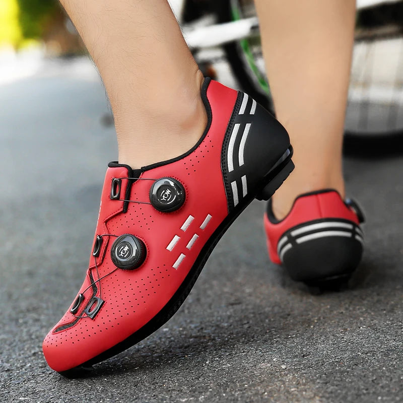 Pantofi de ciclism de înaltă calitate, SPD cu autoblocare pentru bărbați, pantofi sport de curse pentru bicicletă, pantofi de ciclism MTB de munte antiderapanți pentru femei, 36-47
