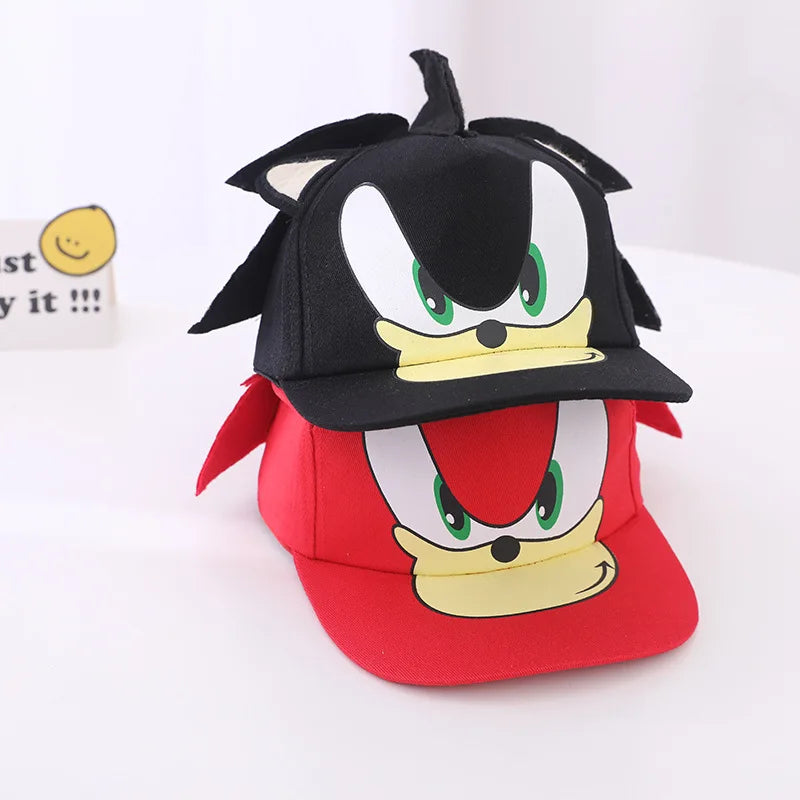New Sonic The Hedgehog Shadow Sonic Mouse Hat Supertone Mouse High End Embroidery Sun Hat Kids Gifts Baseball Cap Fashion