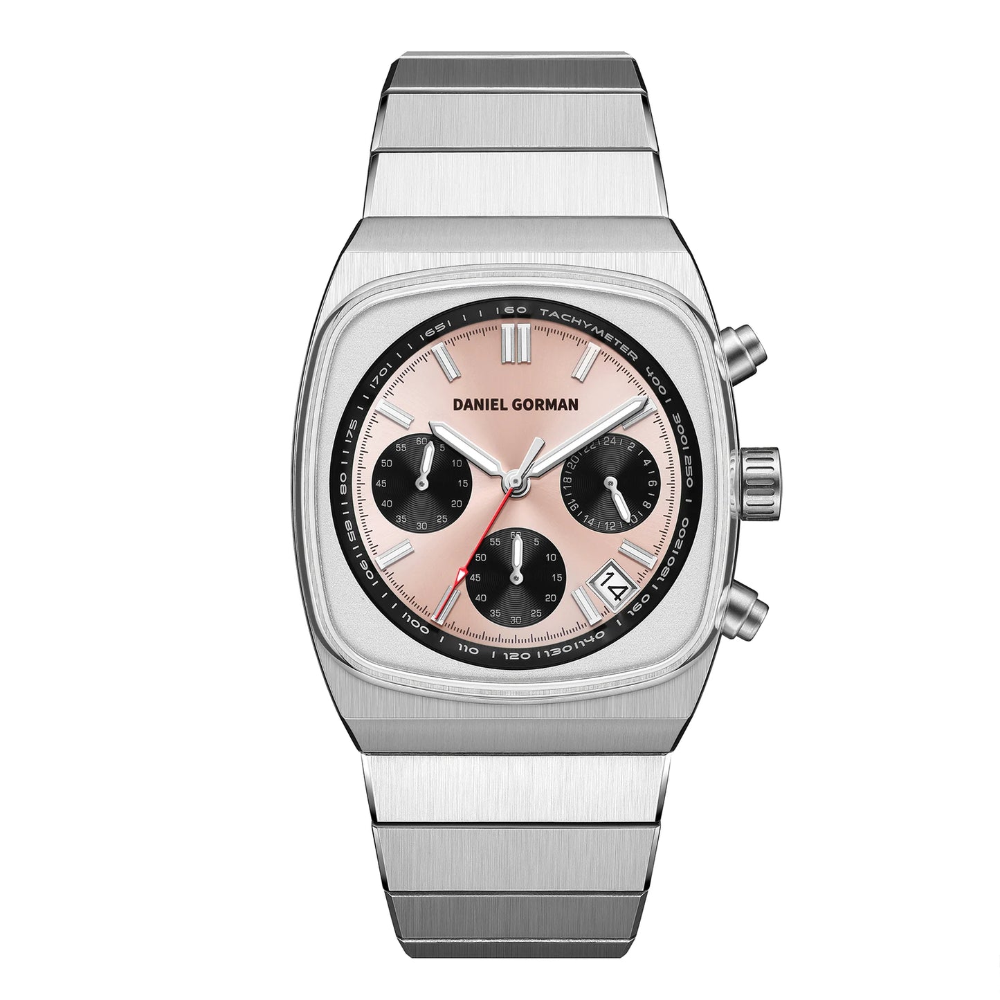 DG9008 Men Watch Original Fashion Brand Quartz Waterproof Luminous Watch For Man Three Small Dial Sport Moon Phase Watch