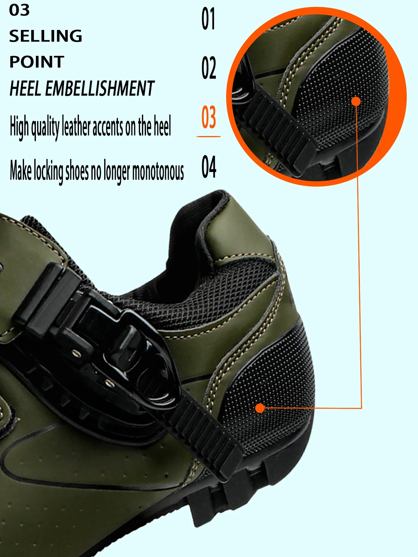 Neutral MTB Cycling Shoes, Compatible With Peloton Road Cycling Shoes, Men's Cycling Sports Shoes, Reflective Strip Design