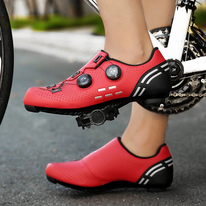 Pantofi de ciclism de înaltă calitate, SPD cu autoblocare pentru bărbați, pantofi sport de curse pentru bicicletă, pantofi de ciclism MTB de munte antiderapanți pentru femei, 36-47