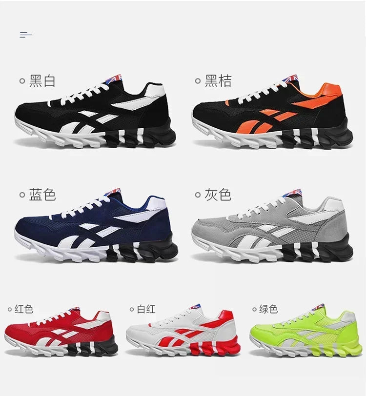 Brand trend size 46 47 48 men's wear-resistant cushioning thick-soled fitness sneakers, outdoor breathable running shoes for men