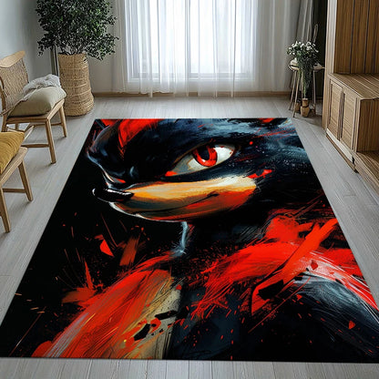 Retro S-Sonic Cartoon Games Living Room Non-Slip Area Rug Soft Carpet for Bedroom Kids Playroom Sofa,Home Decor Doormat Gift
