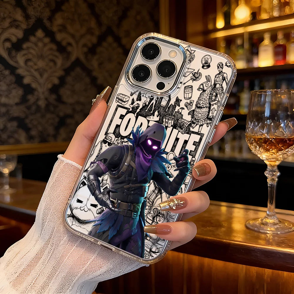 Cartoon Battle Royales Fortnites Phone Case For Xiaomi Mi 15 14T 14 12T 11T 11 Lite Poco M7 X7 X6 F5 F6 X5 X4 GT Pro 4G 5G Cover