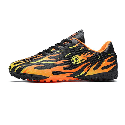 Men Professional Football Boots Cleats Boys Soccer Shoes Ankle Support Cleats Youth Outdoor Match Training Sneakers Non-slip