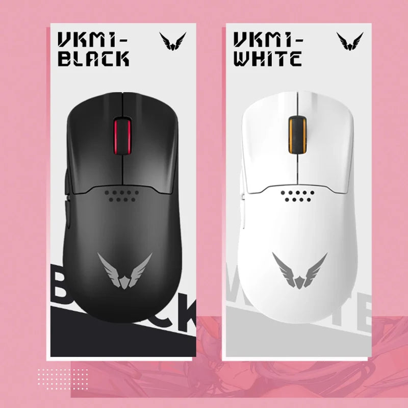 VALKYRIE M1 Wireless Mouse with 4K Wireless Receiver Charger PAW3395 Sensor 26000dpi RGB Wireless Bluetooth Three Mode Mouse