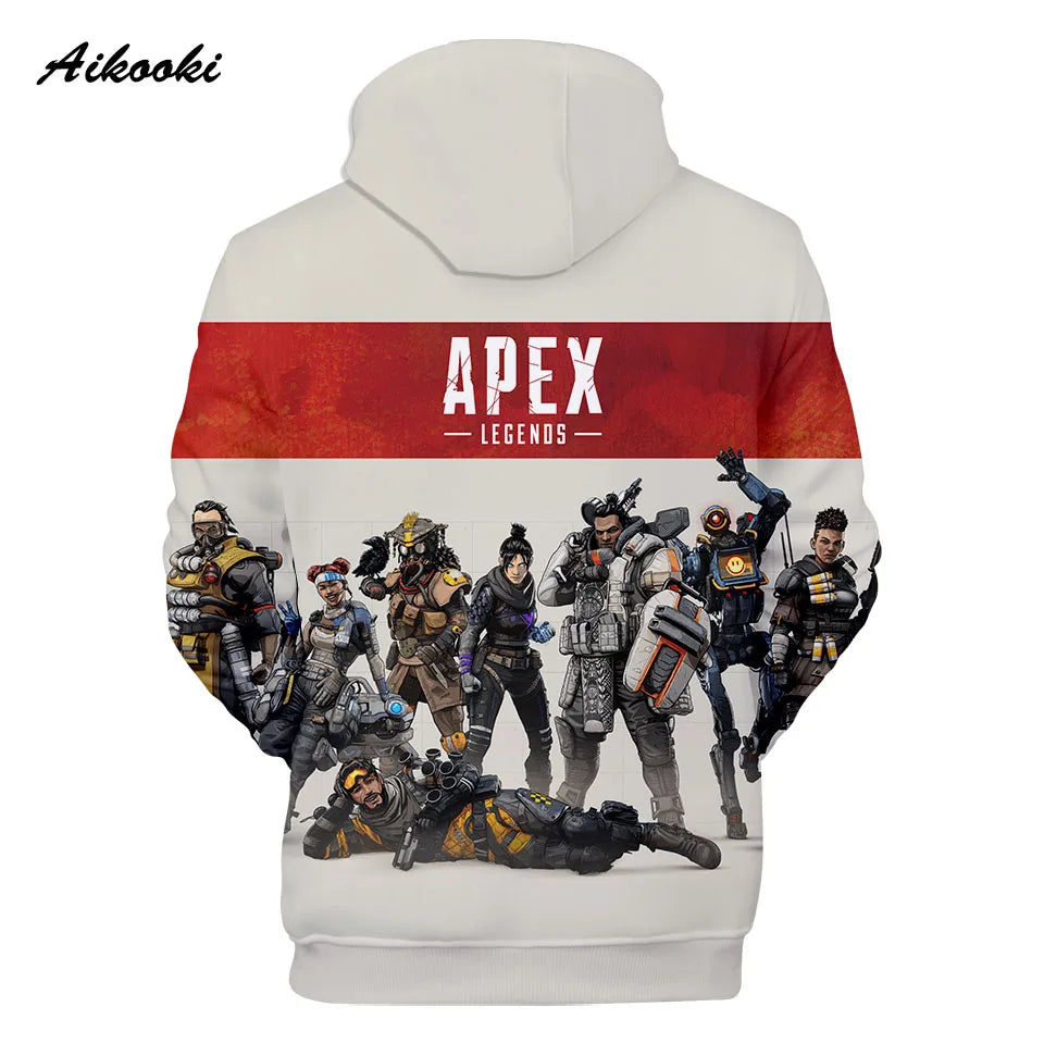 Personality 3D Printed Game Apex Legends Hoodies Sweatshirts Men Women High Quality Hoody Game Long Sleeve Plus Size Hoodies