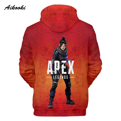 Personality 3D Printed Game Apex Legends Hoodies Sweatshirts Men Women High Quality Hoody Game Long Sleeve Plus Size Hoodies