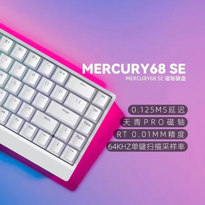 IROK Carotmas Mercury68 Magnetic Switch Mechanical Keyboards 8K 68 Keys RT0.004mm Low Delay Custom Wired Gaming Keyboard PC Gifts