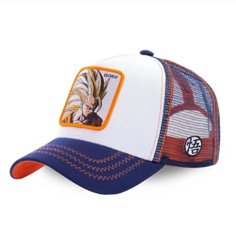 Dragon Ball Caps Cartoon Women Men Hats GOKU Super Saiyan Shenron GOTENKS VEGETA Cell BULMA Fashion Hip Hop Baseball Cap