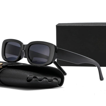 Fashion Classic Red Sunglasses Lens Mens Ladies Womens Retro Vintage UV400 Glasses Eyewear Luxury Square Outdoor Sun Glasses