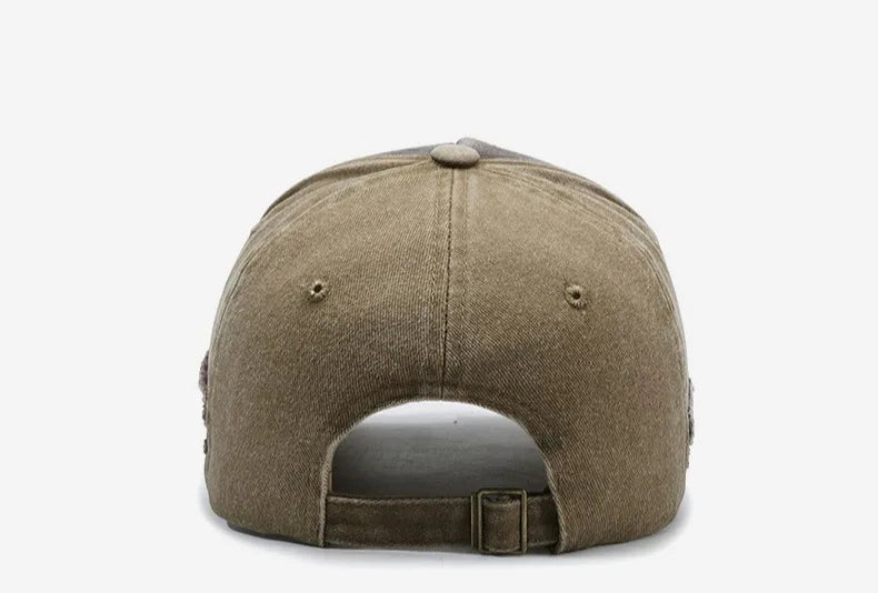 New Cool Fashion Men Washed Cotton Baseball Cap Retro Four Seasons Male Outdoor Sport Cap Hat For Men Accessory