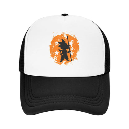 Unisex Dragon Ball Z Goku DBZ Trucker Hats Outdoor Mesh Baseball Caps Snapback Caps Hats Sun Caps Trucker Cap High Quality