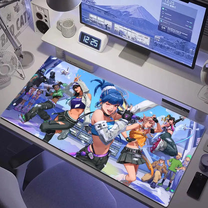 Mousepad gaming Sexy Anime Girls HYBXAXC pentru laptop și birou, covoraș moale din cauciuc pentru masă, XXL, mare, pentru computer, joc Overwatch și tastatură