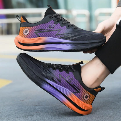 Unisex Lightweight Breathable Running Shoes Sporty Casual Low Top Flat Laced Footwear for Men And Women in Various Colors