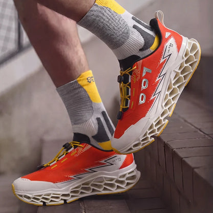 Letná bestsellerová profesionálna pánska športová obuv Marathon s 3D tlačenou podrážkou – bežecká obuv chrániaca nohy, vhodná na dochádzanie do práce a chôdzu