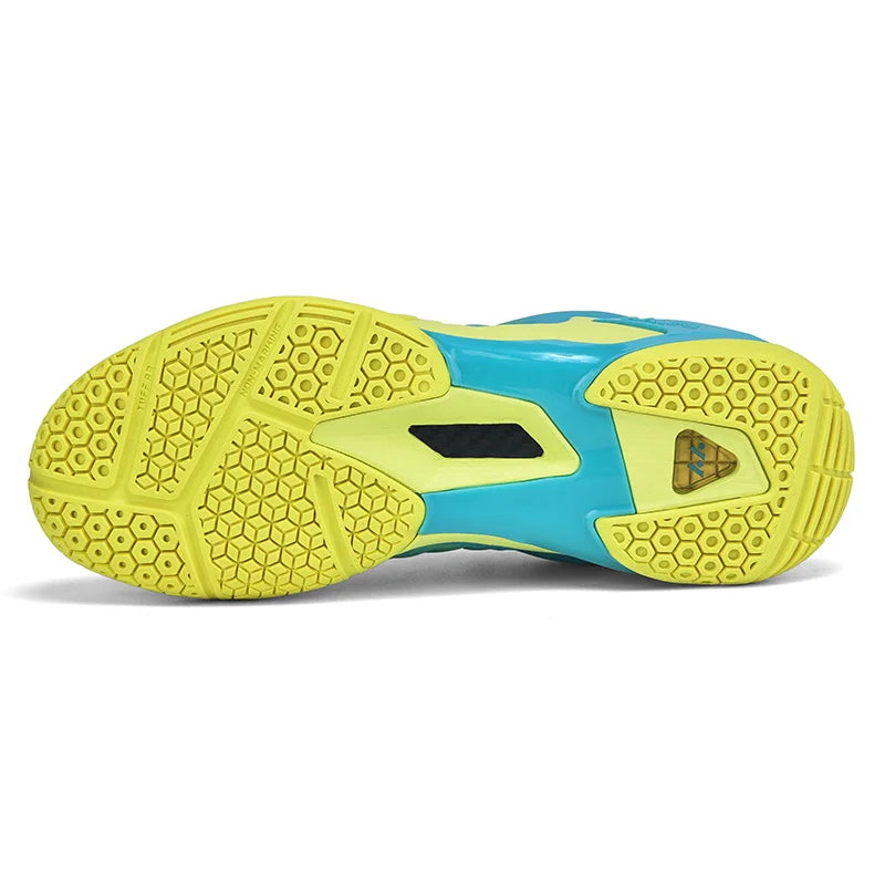 Professional Badminton Shoes for Men and Women Anti-Slip Tennis Trainers for Indoor and Outdoor Sports Blue Sneakers