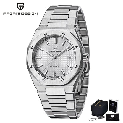 PAGANI DESIGN PD1673 Miyota 8215 Men's Fashion Watch 40MM Sport Automatic Mechanical Stainless Steel 100M Waterproof Watch
