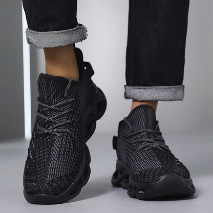 Sneakers da uomo comode e traspiranti in mesh, scarpe da tennis outdoor sportive per running, palestra e jogging, leggere e basse, scarpe da camminata da uomo