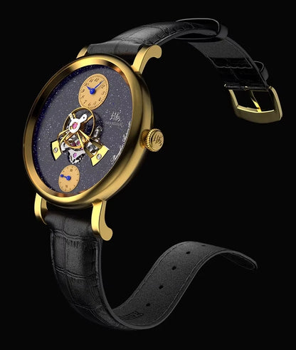 Shanghai The Bund Sky Dome Series Men's Mechanical Watch 42mm Center Flywheel Automatic Watch Limited Edition Brand Watches 865