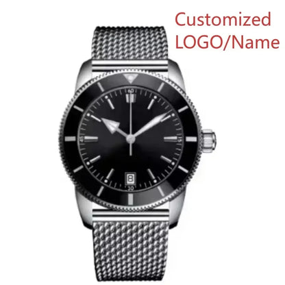 A11 Store Customized Watch Men's Automatic Mechanical Watch Superocean Black Blue Rubber Rose Gold Sport Watches Ceramic