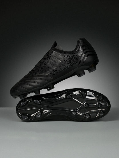 Chaussures de football AG/FG pour l'extérieur, tige respirante en PU, crampons longs en TPU stables, pour hommes et femmes, bottes d'entraînement de football sur gazon