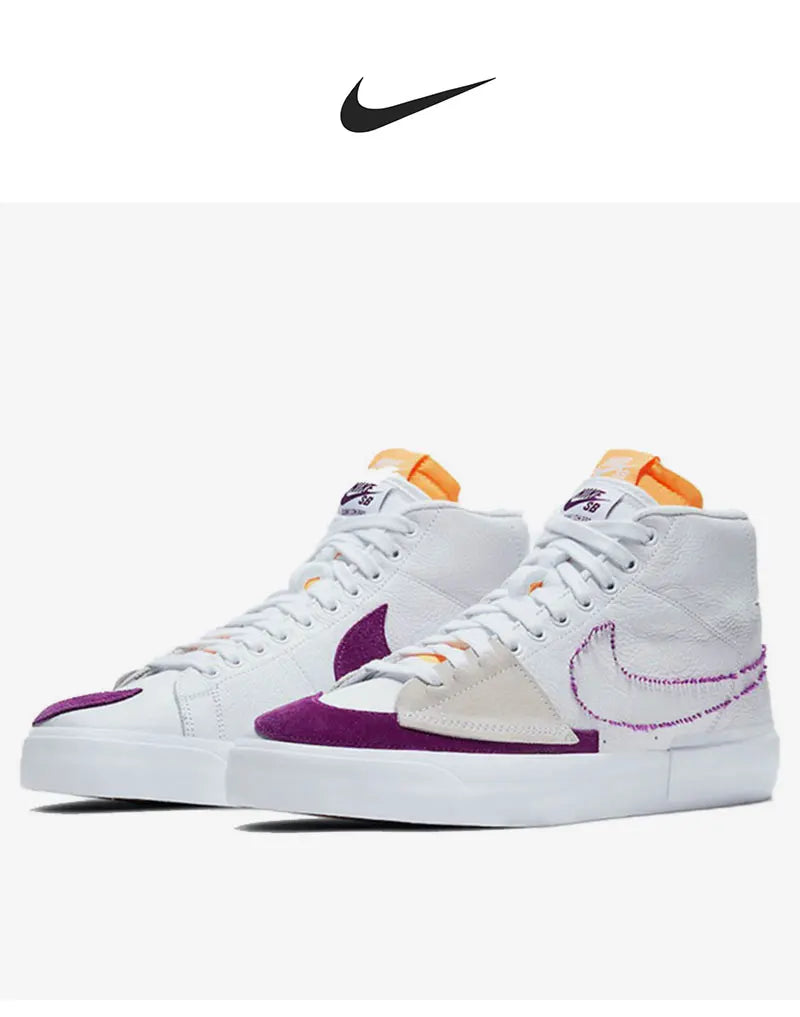 Nike genuine SB BLAZER ZOOM men's and women's mid top skateboard shoes DA2189-100